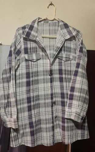 Camisa xadrez manga longa