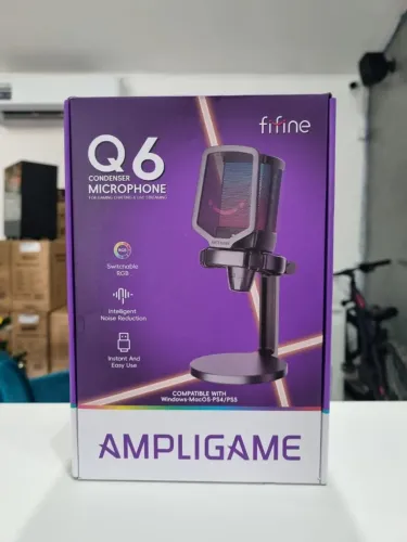 Microfone Condensador Fifine Q6 Ampligame