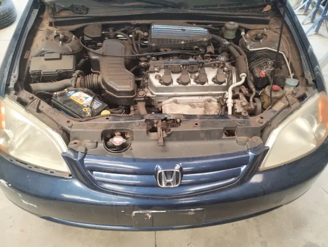 Motor , cabeçote , virabrequim, comando , roda Honda Civic 2001 2002 2003 2004 2005