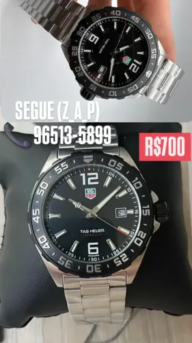Relógio TAG HEUER FORMULA 1 AUTOMÁTICO ENTREGAMOS