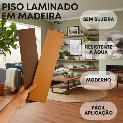 KIT 250 peças Piso Madeira Hoje 270!!
