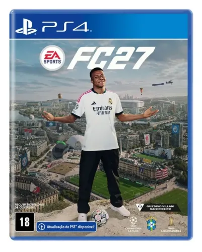 FC 27 PS4 PS5 mídia física novo lacrado fifa 27