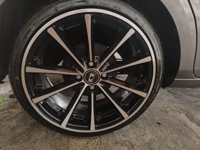 Rodas 17 eclipse 4 pneus novos 