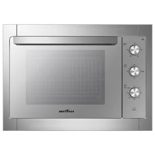 Forno elétrico Britânia 47 L usado apenas  2 x  inox ótimo estado de conservação 