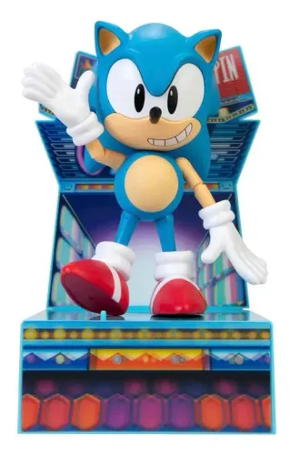 Boneco Do Sonic Edição De Colecionador 15cm Sunny Brinquedos