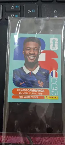 **RARA* Figurinha Camavinga Copa 2026 bugada! Raridade!!!!