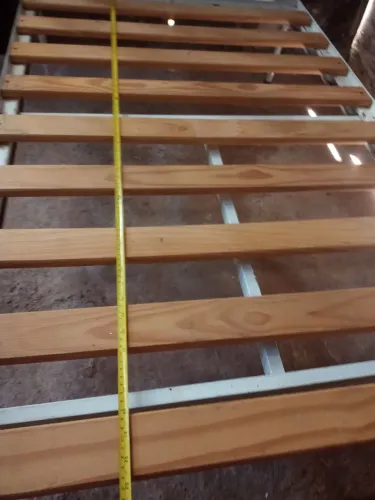 Cama solteiro ferro reforçada