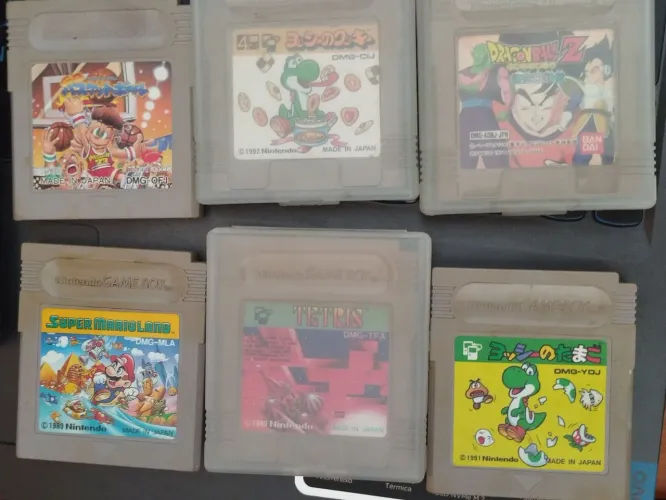 CARTUCHOS JOGOS GAMEBOY NINTENDO MARIO YOSHI TETRIS DRAGON BALL