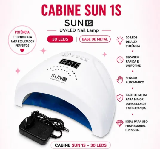 Cabine Sun one 36w nova na caixa