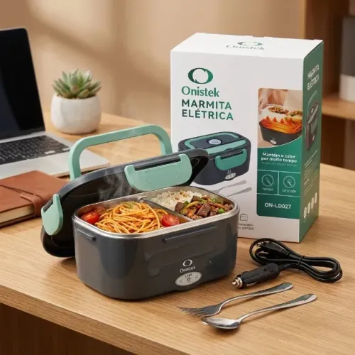 Marmita Elétrica Portátil Onistek ON-LD027 Bivolt 110V/220V E Veicular 12V/24V?