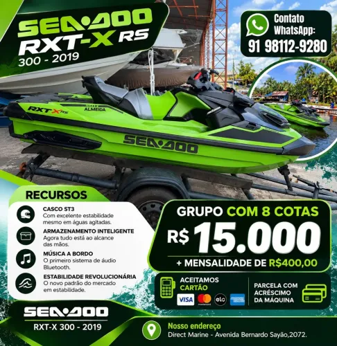 Vendas de cotas ? jetski ?seadoo RXT 300 2019