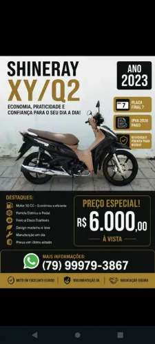 Vendo Shineray 50 CC