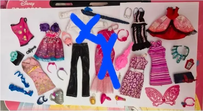 Lote de acessórios Barbie, Monster High e Ever After INDIVIDUALMENTE