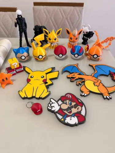 Decoração sob encomenda (Pokémon, Mário, Sonic, etc)