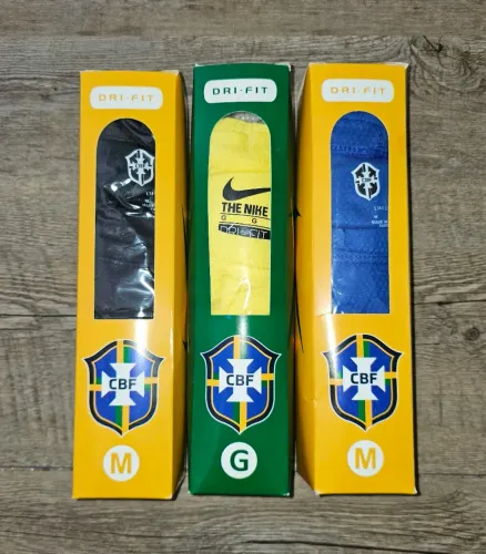 Camiseta Dryfit 100% poliéster da seleção Brasileira 