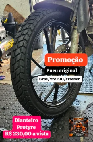 PROMOÇÃO PNEU BROS/XRE190/CROSSER. ORIGINAIS