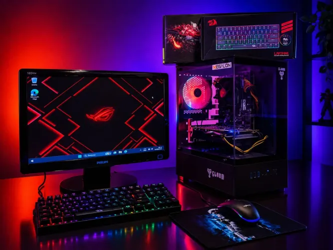 Pc gamer completo Intel i3 | RX 580 8GB | SSD | 8GB RAM | ACEITO CARTÃO