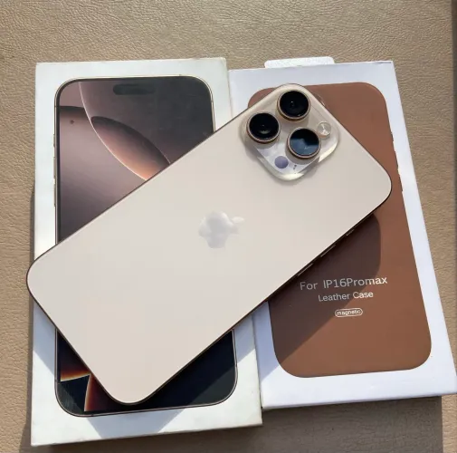 iPhone 16 Pro Max 256GB - Titânio Deserto - Original Impecável