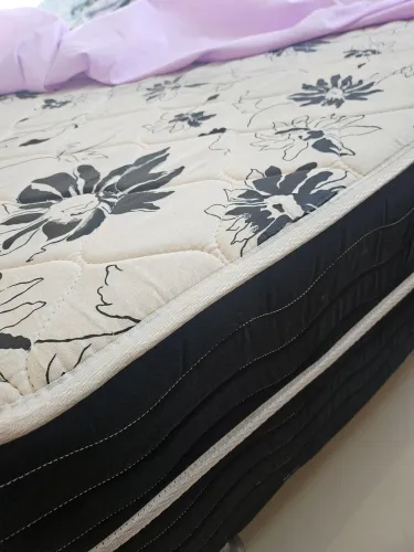 Cama box com colchão conjugado ortopédico