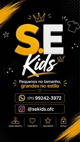 MODA INFANTIL 4 aos 16 anos ?