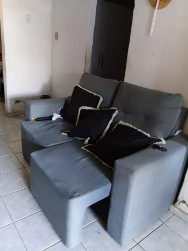 Sofa retrátil 2 lugares 