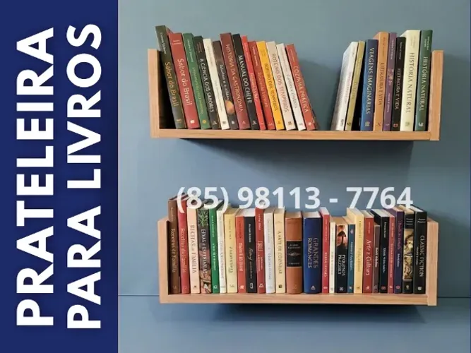 Prateleira em U | Prateleira para Livros | Prateleira Organizadora