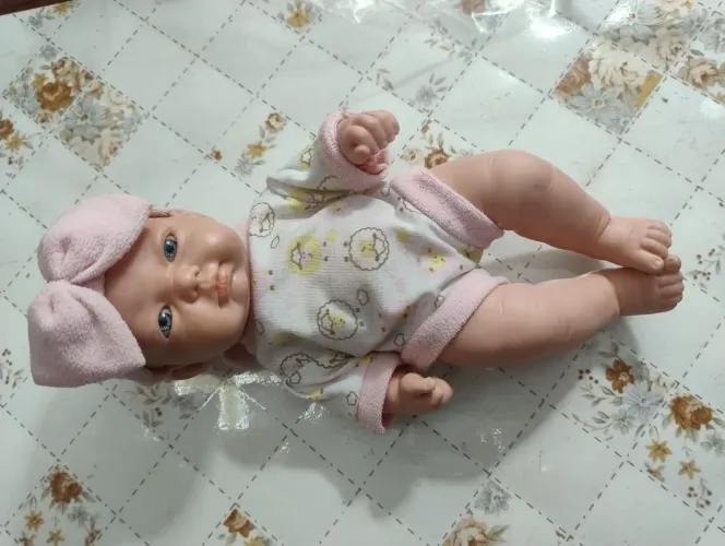 Boneca j Berna girl 25 cm corpo todo de silicone