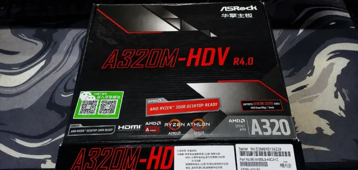 Kit Ryzen 5 1600AF + A320 HDV + Cooler Box