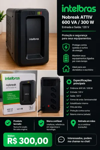 Nobreak Intelbras 600 VÁ