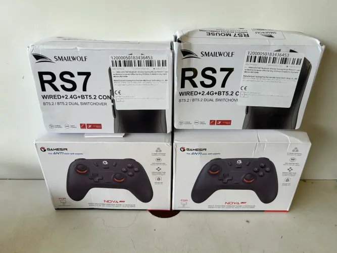 Controle e mouse sem fio