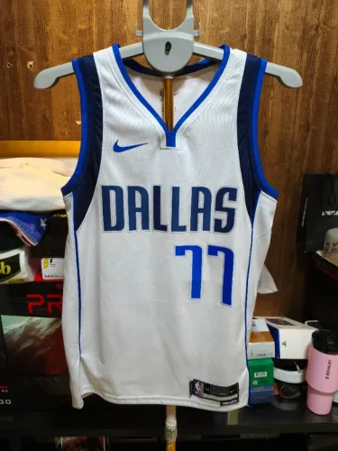 Jersey NBA Dallas Mavericks Association Edition #77 Luka Doncic Tam M