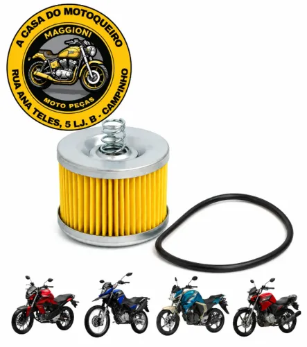Filtro Oleo Yamaha Fazer 150 Xtz 150 Crosser e Factor 150