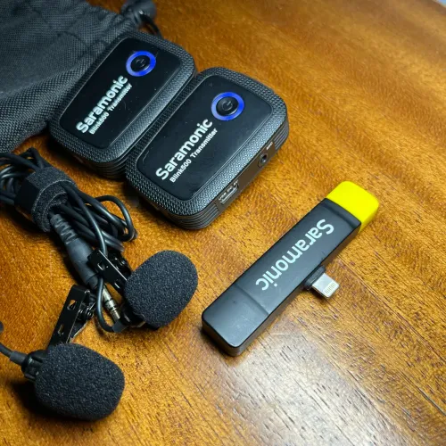Lapela profissional SARAMONIC para IPhone
