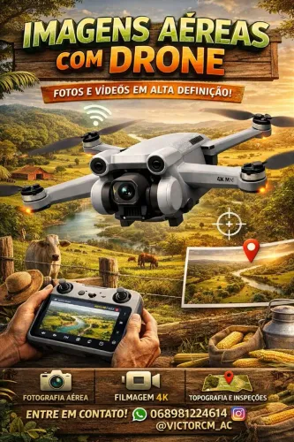 Imagens Aéreas com Drone