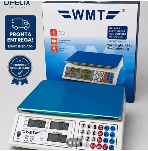 Balança digital 40 kg comercial nova! ótimo custo benefício ideal para seu negócio!