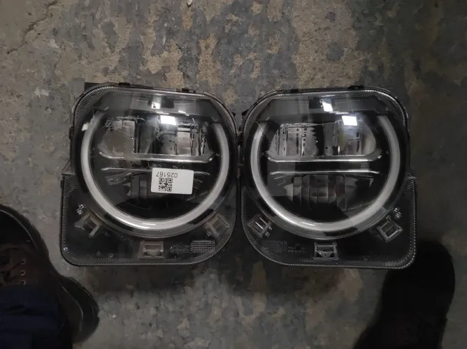 PAR DE FARÓIS DO JEEP RENEGADE FULL LED C/ GARANTIA E NF ORIGINAIS