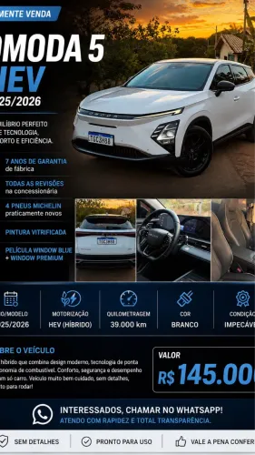 Omoda 5 Luxury 1.5 TB FWD 2026