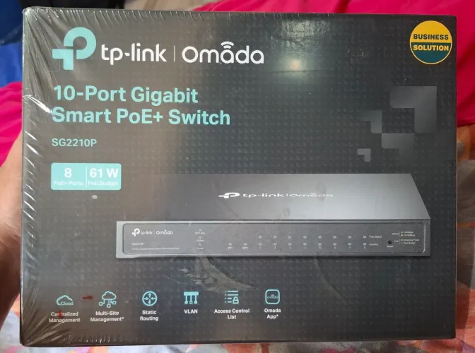 ? Mais Velocidade e Economia para Sua Empresa - TP-Link Omada SG2210P PoE+