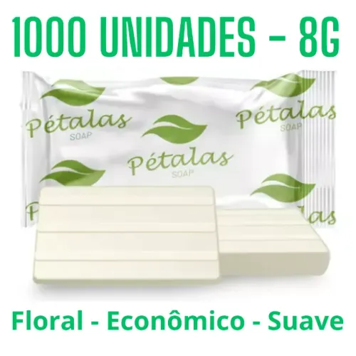 Sabonete para Motel Hotel Pétalas 08g - 1.000un