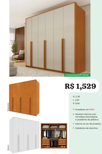 Guarda Roupa Casal Curitiba