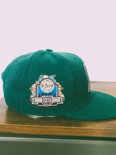 Boné New Era Aba Reta Oakland Atletics + Pin(broche) logo New Era