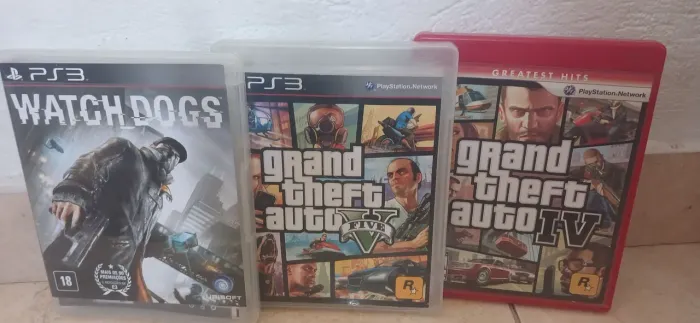Jogos mídia física Playstation 3
