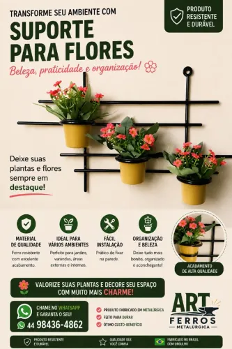 Suporte para flores