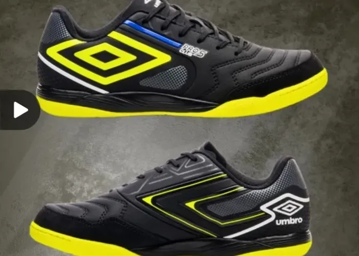 Chuteira futsal ombro pro 5