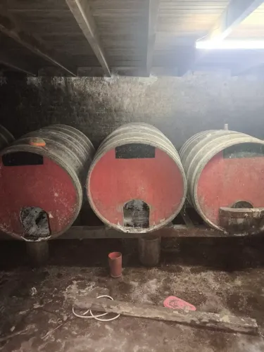Pipas de vinho antigas
