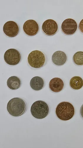 Moedas Antigas Vários Países