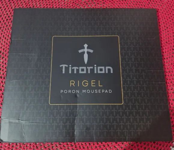 Mousepad Titorion Rigel Control Vermelho