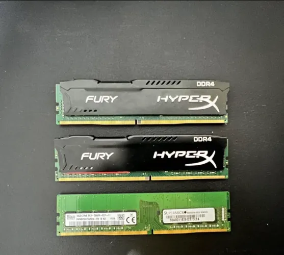 Kit 3 memórias RAM Ddr4 16GB cada