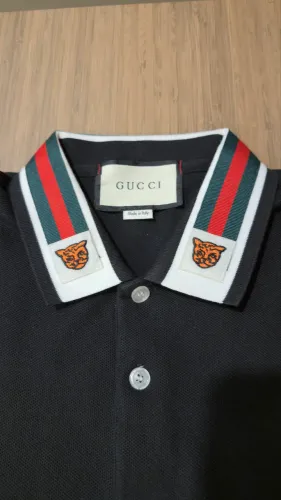 Camisa Gola Polo Gucci
