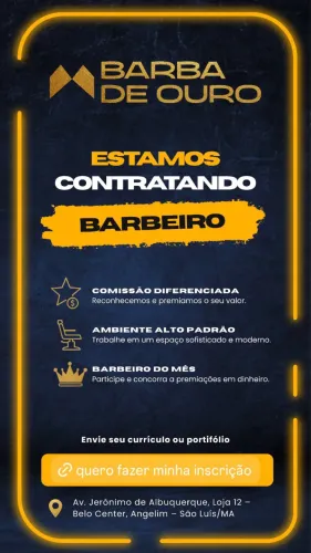 Vaga para barbeiro